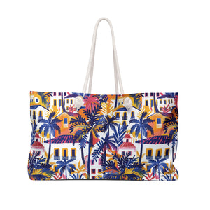 Tropical Cityscape Weekender Bag