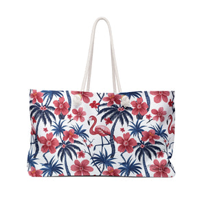 Flamingo Palms Weekender Bag