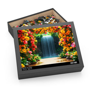 Hibiscus Waterfall Puzzle (120-Piece)